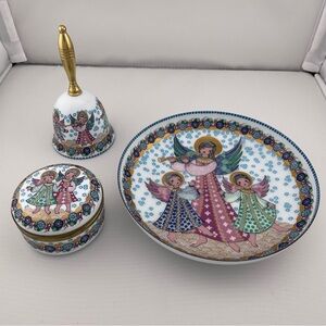 Steinbock Angels Bundle of 3 Handmade in Austria Limited Edition Stunning!